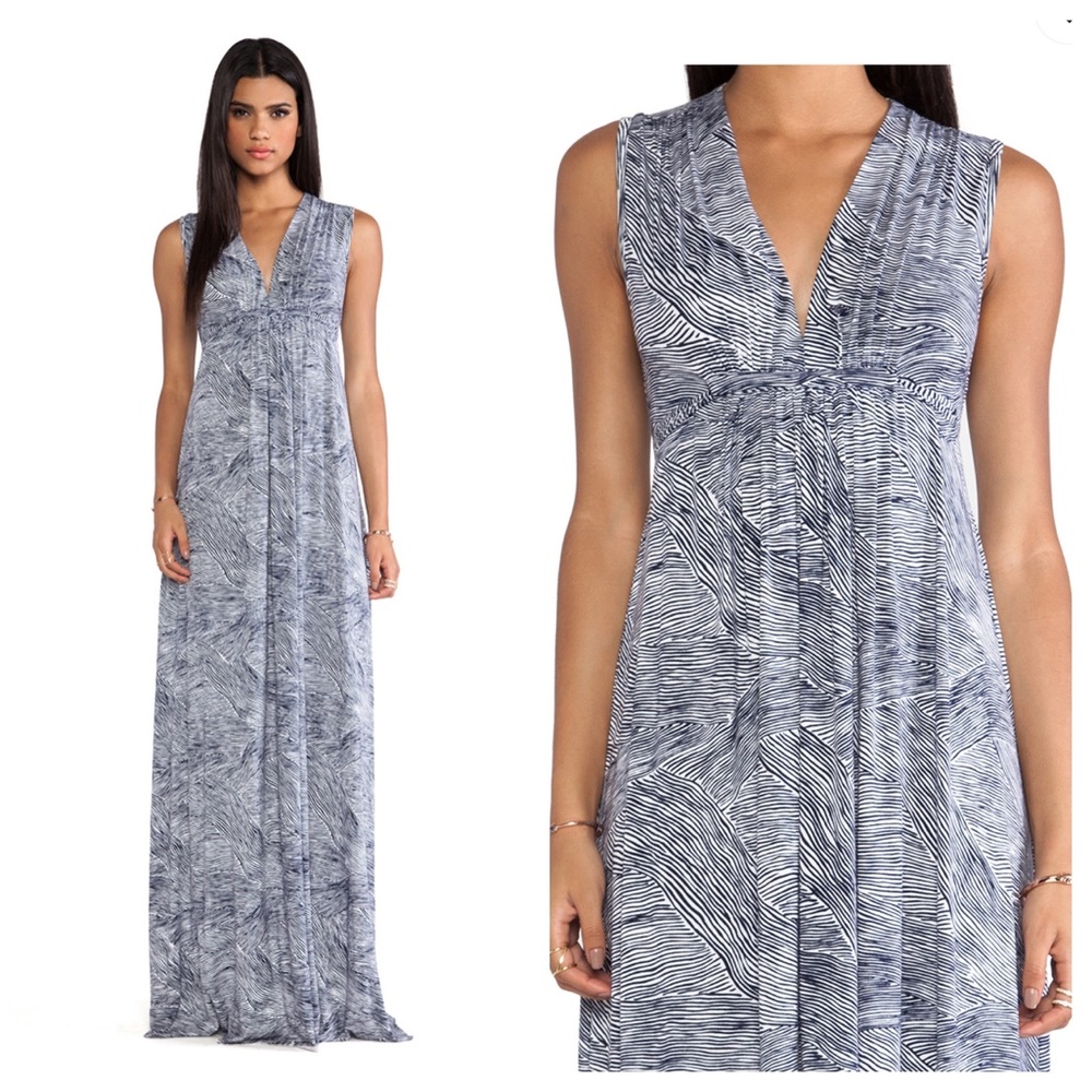 NWT Long Sleeveless Caftan Dress in Terra